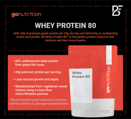 Go Nutrition Whey Protein 80, Whey Protein, Body Fuel
