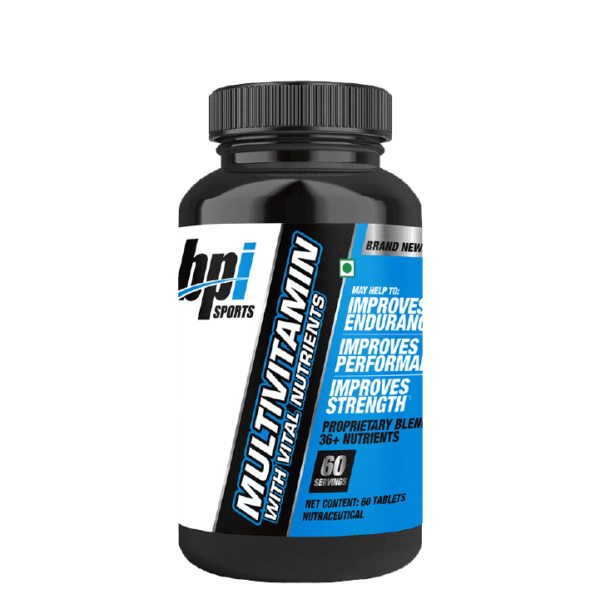 BPI Sports Multivitamin, 60 Capsules, Body Fuel India's No.1 Genuine Supplement Store