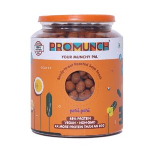 Promunch, High Protein Soya Snacks,Perri Perri, 300gm, Body Fuel, India's no.1 authentic online supplement store