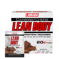 Labrada Carbwatchers Lean Body nutrition facts 20 sachets Chocolate, Body Fuel, Nutrition Facts